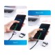 Дата кабель USB 2.0 AM to USB-C + Micro 5P 1.0m 3A US177 black Ugreen (30875)