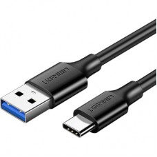 Дата кабель USB 3.0 AM to USB-C 0.5m 3A US184 black Ugreen (20881) - Фото