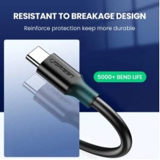 Дата кабель USB 3.0 AM to USB-C 1.5m 3A US184 black Ugreen (20883) - Фото