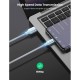 Дата кабель USB 2.0 AM to USB-C 0.5m 3A US288 white Ugreen (60130)