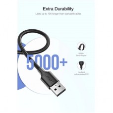 Дата кабель USB 2.0 AM to Micro 5P 0.5m 2A US289 black Ugreen (60135) - Фото