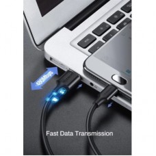 Дата кабель USB 2.0 AM to Micro 5P 0.5m 2A US289 black Ugreen (60135) - Фото