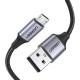 Дата кабель USB 2.0 AM to Micro 5P 0.5m 2A US290 black Ugreen (60145)