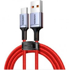 Дата кабель USB 2.0 AM to USB-C 1.0m 6A US505 red Ugreen (20527) - Фото