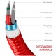 Дата кабель USB 2.0 AM to USB-C 1.0m 6A US505 red Ugreen (20527)