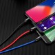 Дата кабель USB 2.0 AM to Lightning + Micro 5P + USB-C 1.2m 5A black Baseus (CAMLT-BSY01)