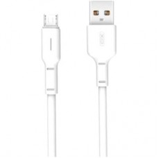 Дата кабель USB 2.0 AM to Micro 5P 1.0m 3A NB112 white XO (6920680863730)