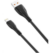 Дата кабель USB 2.0 AM to Lightning 1.0m 6A NB185 black XO (6920680879236) - Фото