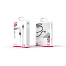 Дата кабель USB 2.0 AM to Micro 5P 1.0m 2.4A double-sided NB188 gray XO (6920680879717) - Фото