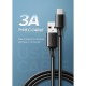 Дата кабель USB 2.0 AM to USB-C 0.25m 3A US287 black Ugreen (60114)
