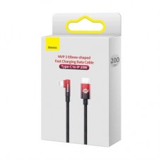 Дата кабель USB-C to Lightning 2.0m 20W black/red Baseus (CAVP000320) - Фото