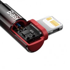 Дата кабель USB-C to Lightning 2.0m 20W black/red Baseus (CAVP000320) - Фото