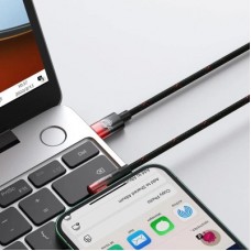 Дата кабель USB-C to Lightning 2.0m 20W black/red Baseus (CAVP000320) - Фото