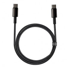 Дата кабель USB-C to USB-C 1.0m 100W black Baseus (CATWJ-01) Дата кабель USB-C to USB-C 1.0m 100W black Baseus (CATWJ-01) - Фото
