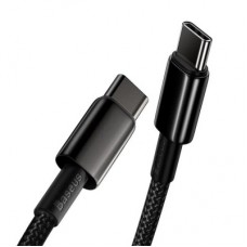 Дата кабель USB-C to USB-C 1.0m 100W black Baseus (CATWJ-01) Дата кабель USB-C to USB-C 1.0m 100W black Baseus (CATWJ-01) - Фото