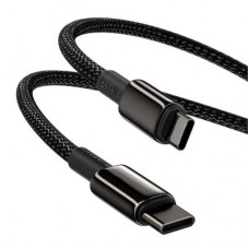Дата кабель USB-C to USB-C 1.0m 100W black Baseus (CATWJ-01) Дата кабель USB-C to USB-C 1.0m 100W black Baseus (CATWJ-01) - Фото
