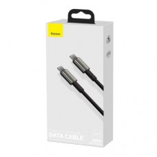 Дата кабель USB-C to USB-C 1.0m 100W black Baseus (CATWJ-01) Дата кабель USB-C to USB-C 1.0m 100W black Baseus (CATWJ-01) - Фото