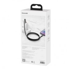 Дата кабель USB-C to USB-C 1.0m 100W black Baseus (CATWJ-01) Дата кабель USB-C to USB-C 1.0m 100W black Baseus (CATWJ-01) - Фото