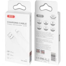 Дата кабель USB 2.0 AM to Lightning 2.0m 2.1A white XO (CB-200UL) - Фото