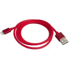 Дата кабель USB 2.0 AM to Lightning 1.0m 2.4A red Patron (CAB-PN-LIGHT-1M-R)