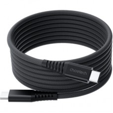 Дата кабель USB-C to USB-C 1.2m 240W magnetic black Choetech (XCC-1051-BK) - Фото