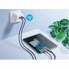Дата кабель USB-C to USB-C 2.0m PD60W black Choetech (6932112105035) - Фото