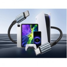 Дата кабель USB-C to USB-C 2.0m PD60W black Choetech (6932112105035) - Фото