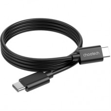 Дата кабель USB-C to USB-C 1.0m 3A black Choetech (CC0002-V2) - Фото