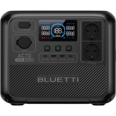 Зарядная станция BLUETTI AC70 1000W 768Wh (AC70)