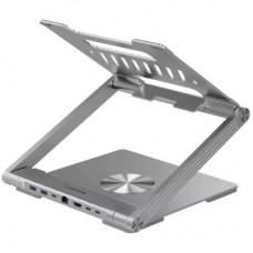 Підставка для ноутбука Canyon Laptop Stand with Detachable Hub OnStand 2 (6-in-1 Hub) (CNS-SDS2) - Фото