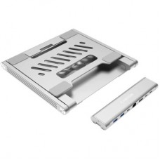 Підставка для ноутбука Canyon Laptop Stand with Detachable Hub OnStand 2 (6-in-1 Hub) (CNS-SDS2) - Фото