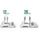 Підставка для ноутбука Ugreen LP258 Vertical Laptop Stand Silver (20471)