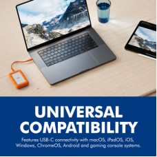 Накопитель SSD USB Type-C 4TB Rugged LaCie (STND4000400) - Фото