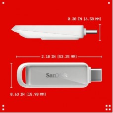 USB флеш накопитель SanDisk 128GB Phone Drive Arctic White Type-C USB 3.2 (SDIXS0N-128G-GN6NE) USB флеш накопитель SanDisk 128GB Phone Drive Arctic White Type-C USB 3.2 (SDIXS0N-128G-GN6NE) - Фото
