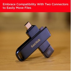 USB-флеш накопичувач SanDisk 128 GB Phone Drive for iPhone Metallic Sky Lightning/Type-C U (SDIXD0N-128G-GN6NE) USB-флеш накопичувач SanDisk 128 GB Phone Drive for iPhone Metallic Sky Lightning/Type-C U (SDIXD0N-128G-GN6NE) - Фото