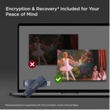 USB-флеш накопичувач SanDisk 128 GB Phone Drive for iPhone Metallic Sky Lightning/Type-C U (SDIXD0N-128G-GN6NE) USB-флеш накопичувач SanDisk 128 GB Phone Drive for iPhone Metallic Sky Lightning/Type-C U (SDIXD0N-128G-GN6NE) - Фото
