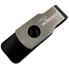 USB флешнакопичувач Wibrand 32 GB Lizard Black USB 3.2 (WI3.2/LI32P9B) - Фото