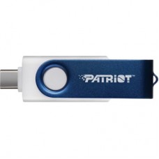 USB флеш накопитель Patriot 512GB Xporter X550 White-Blue USB 3.2/Type-C (PS512GX550AAD) - Фото
