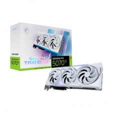 Видеокарта MSI GeForce RTX5070 Ti 16GB GAMING TRIO OC WHITE (RTX 5070 Ti 16G GAMING TRIO OC WHITE) - Фото
