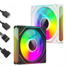 Кулер для корпусу Zezzio PRISM 6 Pro ARGB Black Reverse - Фото