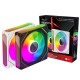 Кулер для корпусу Zezzio PRISM 6 Pro ARGB Black Reverse