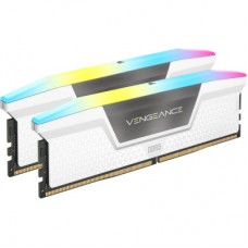 Модуль пам'яті для комп'ютера DDR5 32 GB (2x16GB) 6000 MHz Vengeance RGB White Corsair (CMH32GX5M2B6000Z30W) Модуль пам'яті для комп'ютера DDR5 32 GB (2x16GB) 6000 MHz Vengeance RGB White Corsair (CMH32GX5M2B6000Z30W) - Фото