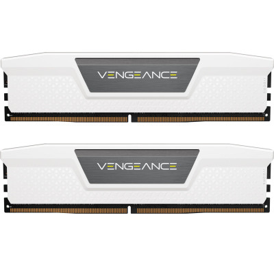 Модуль пам'яті для комп'ютера DDR5 32GB (2x16GB) 6000 MHz Vengeance White Corsair (CMK32GX5M2B6000Z30W)