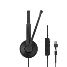 Навушники Epos Impact 100 MS Mono USB-C+A Black (1001419) - Фото