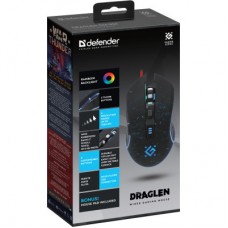 Мишка Defender Draglen GM-907 RGB USB Black (52907) - Фото
