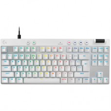 Клавіатура Logitech G PRO X TKL Rapid Linear USB UA White (920-013242) - Фото