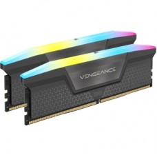 Модуль пам'яті для комп'ютера DDR5 96GB (2x48GB) 7200 MHz Vengeance RGB Black Corsair (CMH96GX5M2B7200C40)