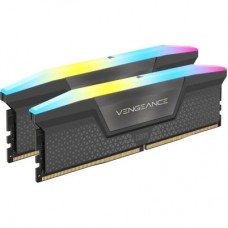 Модуль памяти для компьютера DDR5 64GB (2x32GB) 6000 MHz Vengeance RGB Grey Corsair (CMH64GX5M2B6000Z30) Модуль памяти для компьютера DDR5 64GB (2x32GB) 6000 MHz Vengeance RGB Grey Corsair (CMH64GX5M2B6000Z30)