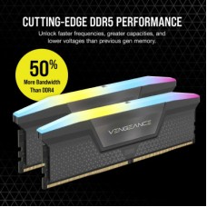 Модуль пам'яті для комп'ютера DDR5 96 GB (2x48GB) 6000 MHz Vengeance RGB Grey Corsair (CMH96GX5M2E6000Z36) Модуль пам'яті для комп'ютера DDR5 96 GB (2x48GB) 6000 MHz Vengeance RGB Grey Corsair (CMH96GX5M2E6000Z36) - Фото