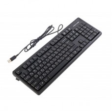 Клавіатура A4Tech FKS12 USB UA Black (4711421003155) - Фото